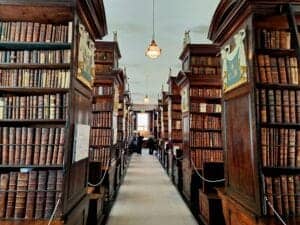Historical library in Dublin