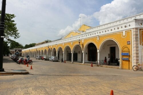 An empty street in Merida - Mexico