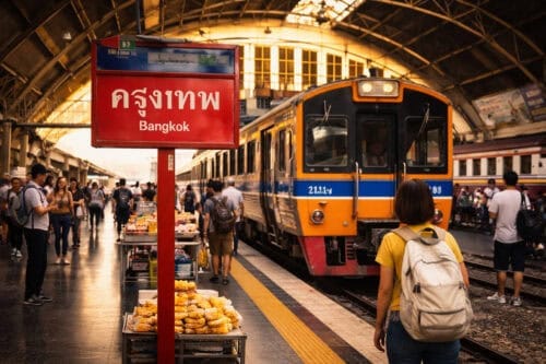 Trainstation in Bangkok