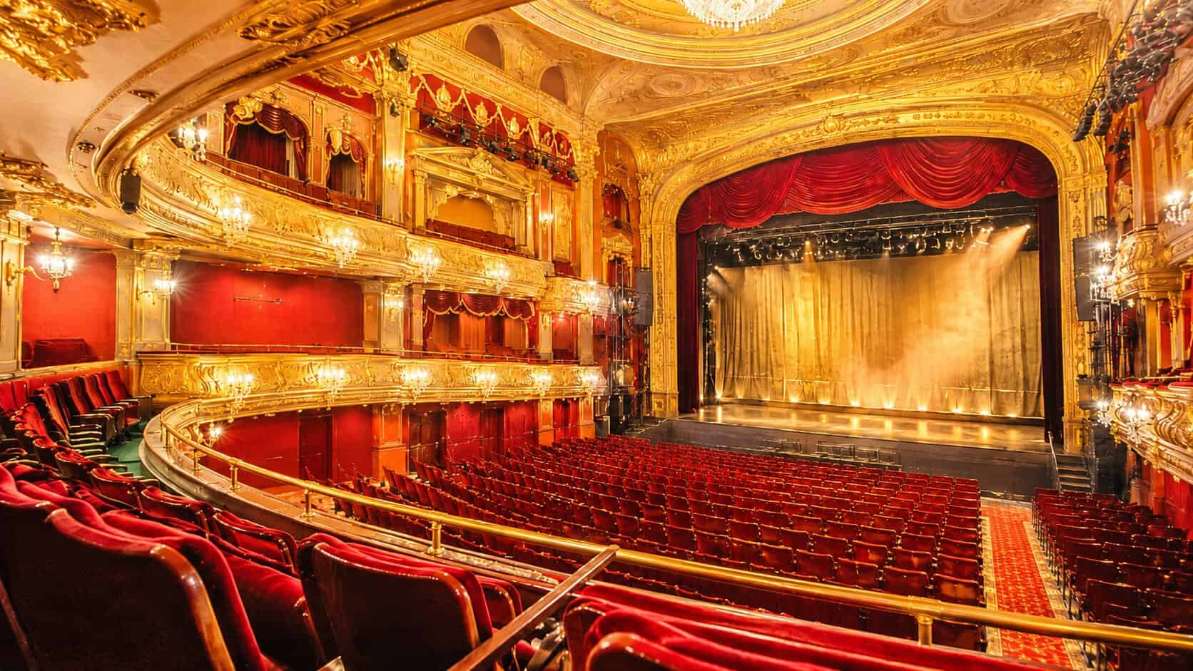 interior of an historical theatre in London