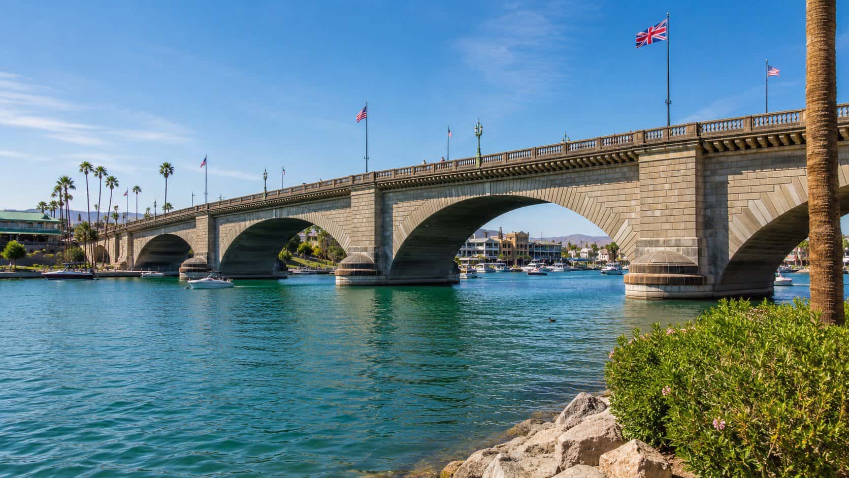 Picture of the original London bridge now situated at Lake Havasu - Arizona
